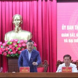 Chủ nhiệm Ủy ban Kiểm tra Trung ương Trần Sỹ Thanh kiểm tra công tác chuẩn bị bầu cử tại Đắk Lắk