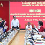 Triển khai quyết định kiểm tra, giám sát đối với Ban Thường vụ Đảng ủy các cơ quan Đảng Trung ương