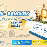 Vietravel Airlines mở bán trở lại đường bay Hà Nội – Bangkok