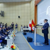 Thủ tướng dự Diễn đàn tầm nhìn vũ trụ Việt Nam - Nhật Bản và khánh thành Trung tâm Vũ trụ Việt Nam