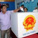 Nhiều khu vực trên địa bàn tỉnh Đồng Tháp hoàn thành công tác bỏ phiếu