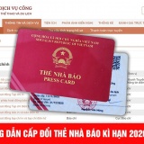 Hướng dẫn khai hồ sơ cấp thẻ nhà báo trên hệ thống dịch vụ công