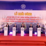 Hà Nội khởi công xây dựng 2,26km đường Vành đai 2,5