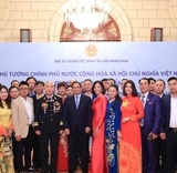 Thủ tướng Phạm Minh Chính gặp gỡ cán bộ, nhân viên Đại sứ quán và cộng đồng người Việt Nam tại Liên bang Nga