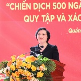 Phó Thủ tướng Phạm Thị Thanh Trà phát động Chiến dịch 500 ngày đêm tìm kiếm, quy tập và xác định danh tính hài cốt liệt sĩ