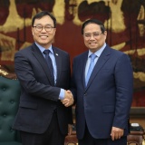 Thủ tướng Phạm Minh Chính tiếp Đại sứ Hàn Quốc