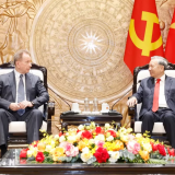 Tổng Bí thư, Chủ tịch nước Tô Lâm tiếp Giám đốc Cơ quan Vệ binh Quốc gia LB Nga