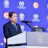 Chủ tịch Quốc hội Trần Thanh Mẫn phát biểu tại Phiên thảo luận chung Đại hội đồng IPU-152