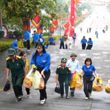 Hơn 5.000 đoàn viên, thanh niên tỉnh Phú Thọ tham gia hỗ trợ Giỗ Tổ Hùng Vương 2026