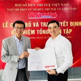 Bổ nhiệm tân Tổng Biên tập Tạp chí điện tử Sở hữu Trí tuệ và Sáng tạo