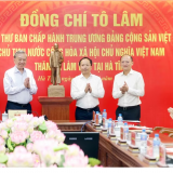 Tổng Bí thư, Chủ tịch nước Tô Lâm: Hà Tĩnh khơi dậy khát vọng phát triển, quyết tâm đạt mục tiêu tăng trưởng nhanh, bền vững