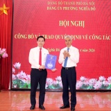 Phường Nghĩa Đô công bố quyết định phê chuẩn Phó Chủ tịch UBND phường nhiệm kỳ 2026-2031