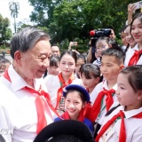 Tổng Bí thư, Chủ tịch nước Tô Lâm gặp mặt 85 đội viên tiêu biểu toàn quốc