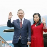 Tổng Bí thư, Chủ tịch nước Tô Lâm và Phu nhân đến thủ đô Manila thăm cấp Nhà nước Cộng hòa Philippines