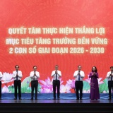 Thủ tướng Lê Minh Hưng phát động Phong trào thi đua quyết tâm thực hiện thắng lợi mục tiêu tăng trưởng bền vững '2 con số'