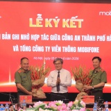 Công an Hà Nội và MobiFone hợp tác thúc đẩy chuyển đổi số, xây dựng đô thị thông minh