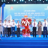 Thái Nguyên đồng loạt khởi công 6 dự án nhà ở xã hội: Tạo dư địa cho tăng trưởng bền vững