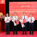 Công bố Quyết định điều động, bổ nhiệm Thứ trưởng Bộ Giáo dục và Đào tạo