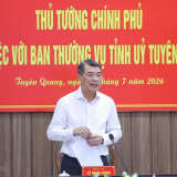 Thủ tướng Lê Minh Hưng: Tuyên Quang phải cố gắng gấp 2 - 3 lần những nơi thuận lợi