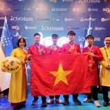 Lần thứ hai liên tiếp, Việt Nam giành trọn 4 Huy chương Vàng tại IChO