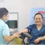 Hơn 80 đơn vị máu được hiến tặng trong chương trình Hiến máu nhân đạo
