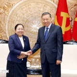 Tổng Bí thư, Chủ tịch nước Tô Lâm tiếp Trưởng Ban Tổ chức Trung ương Lào