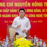 Bí thư Tỉnh ủy Nguyễn Hồng Thái: Đưa khoa học công nghệ và đổi mới sáng tạo thành động lực tăng trưởng mới của Bắc Ninh