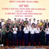 Tổng Bí thư, Chủ tịch nước Tô Lâm dự buổi gặp mặt kỷ niệm nhân dịp Ngày truyền thống ngành công an và ngành ngoại giao