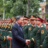 Tổng Bí thư, Chủ tịch nước Tô Lâm thăm và làm việc với Sư đoàn 308: Chúng ta phải chủ động chuẩn bị lực lượng từ thời bình