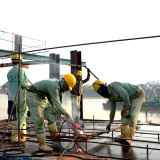 Công nghệ nào giúp dự án Cầu Trần Hưng Đạo “thi gan” vượt lũ?