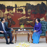 Phó Thủ tướng Phạm Thị Thanh Trà tiếp Đại sứ Trung Quốc