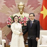 Chủ tịch Quốc hội Trần Thanh Mẫn tiếp Đại sứ Mông Cổ
