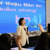 Sinh viên Hà Nội được tập huấn kỹ năng kiểm chứng tin giả trong kỷ nguyên AI