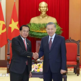 Tổng Bí thư, Chủ tịch nước Tô Lâm: Luôn dành ưu tiên cao nhất cho việc củng cố, phát triển quan hệ Việt Nam-Lào