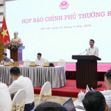 Họp báo Chính phủ thường kỳ tháng 8: Kinh tế vĩ mô ổn định, các cân đối lớn được bảo đảm