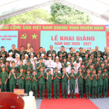 Lễ khai giảng đầu tiên của Trường Thiếu sinh quân miền Trung