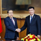 Chủ tịch Quốc hội Trần Thanh Mẫn hội đàm với Chủ tịch Quốc hội Mông Cổ