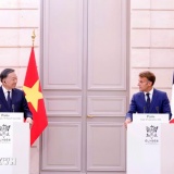 Tổng Bí thư, Chủ tịch nước Tô Lâm và Tổng thống Pháp Emmanuel Macron gặp gỡ báo chí