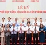Bốn Văn phòng Trung ương ký Quy chế phối hợp công tác