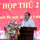 Phó Thủ tướng Thường trực Phạm Gia Túc tiếp xúc cử tri Hà Tĩnh trước Kỳ họp thứ 2, Quốc hội khóa XVI