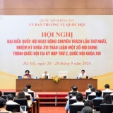 Khai mạc Hội nghị đại biểu Quốc hội hoạt động chuyên trách lần thứ nhất