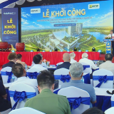 Khởi công tổ hợp gần 1.169 tỷ đồng, bổ sung hạ tầng tại Khu Công nghệ cao Hòa Lạc