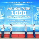 Ứng Thiên đẩy mạnh chuyển đổi số, đưa tiện ích đến người dân