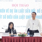 Hội thảo lấy ý kiến về dự án Luật sửa đổi, bổ sung một số điều của Luật Chứng khoán