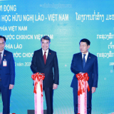 Hai Thủ tướng dự lễ khởi động xây dựng Trường Đại học Hữu nghị Lào - Việt Nam