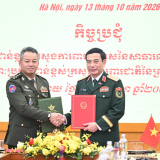 Củng cố hợp tác quốc phòng song phương giữa Việt Nam - Campuchia
