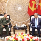 Tổng Bí thư, Chủ tịch nước Tô Lâm tiếp Phó Thủ tướng, Bộ trưởng Bộ Quốc phòng Lào