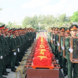 Các địa phương tổ chức Lễ viếng, truy điệu và an táng hài cốt liệt sĩ