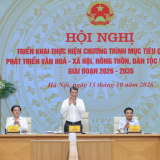 Thủ tướng Lê Minh Hưng chủ trì Hội nghị triển khai Chương trình mục tiêu quốc gia phát triển văn hóa - xã hội, nông thôn, dân tộc miền núi