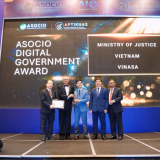 Bộ Tư pháp được vinh danh tại Giải thưởng Chính phủ số ASOCIO 2026